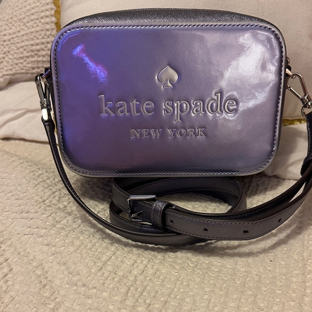 Kate Spade Iridescent Purple Crossbody Bag